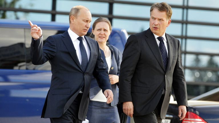 Vladimir Putin ja Sauli Niinistö 22.kesäkuuta.