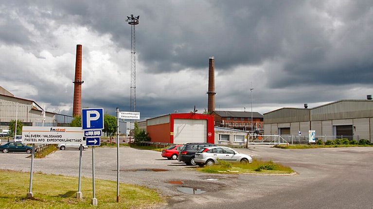 FNsteelin tehdas Kemiönsaarella.