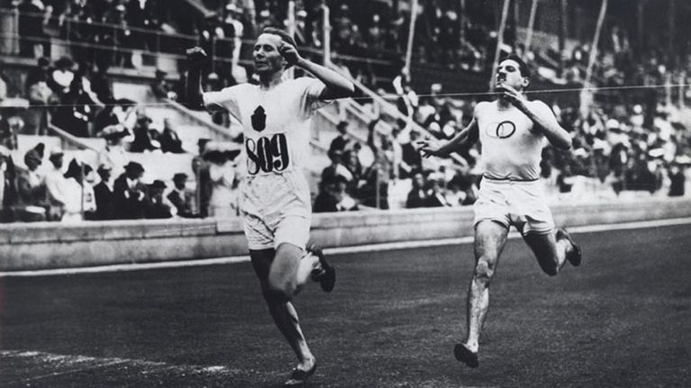Hannes Kolehmainen Tukholman vuoden 1912 olympialaisissa.