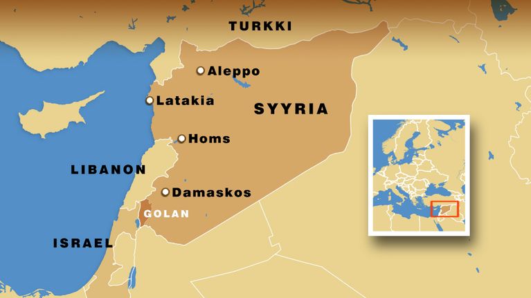 Syyrian kartta.