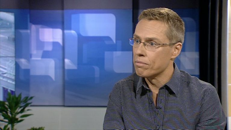 Alexander Stubb Aamu-tv:n vieraana maanantaina 3.9.12