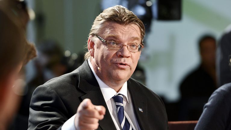 Timo Soini Ylen Kuntavaalit 2012 -vaalikeskustelussa Isossa Pajassa 20. syyskuuta.