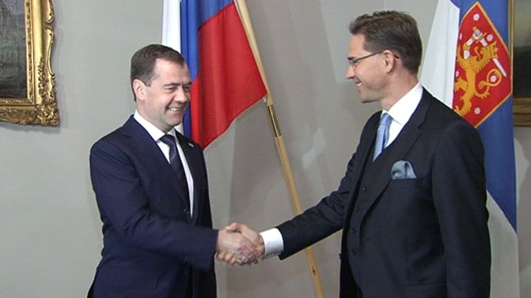 Dimitri Medvedev & Jyrki Katainen 