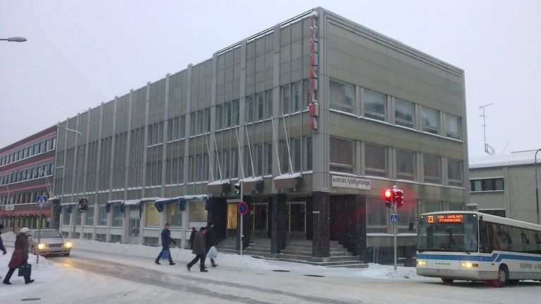 Työnkulman järjestörakennus Kuopion keskustassa.