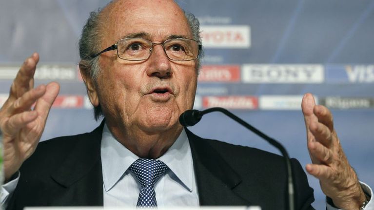 Sepp Blatter kuvassa