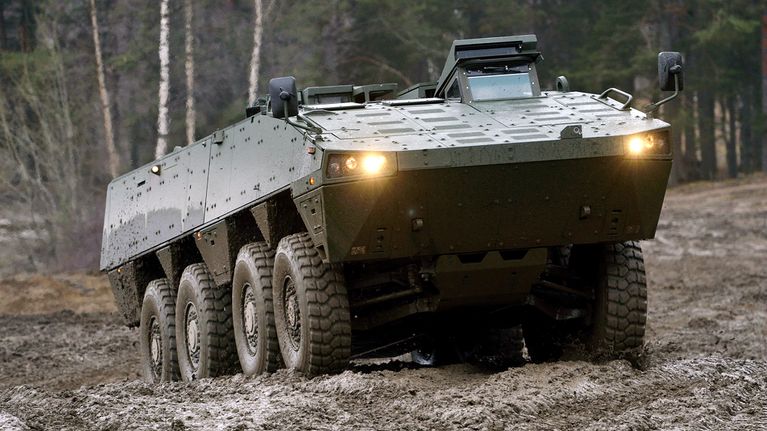 Patrian valmistamaa AMV-panssariajoneuvo.