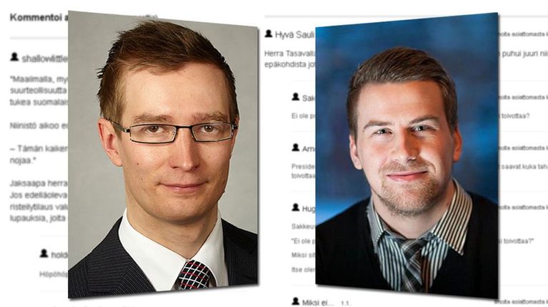 Oras Tynkkynen ja Ville Sipiläinen
