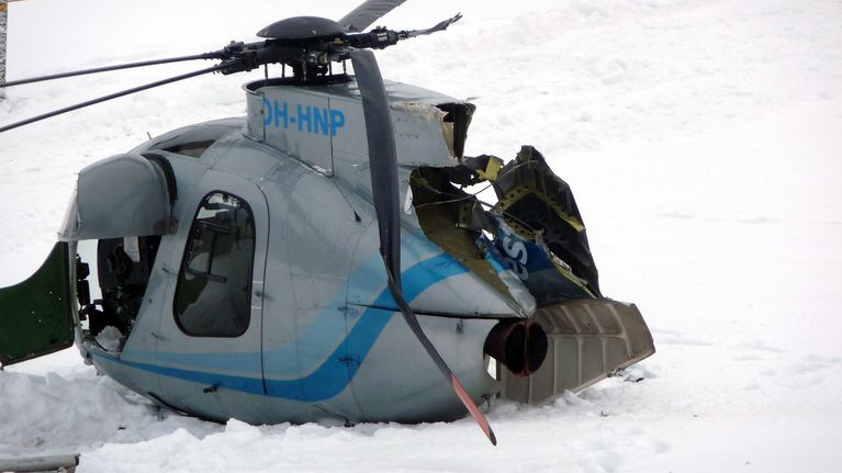 Pellolle hätälaskun tehnyt helikopteri