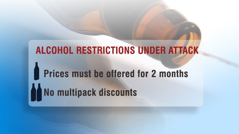 Alcohol restrictions are under attack.