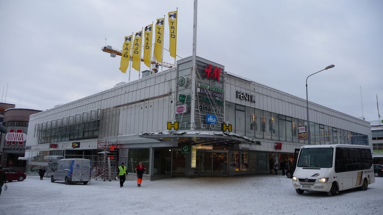 H-talo Kuopion keskustassa.