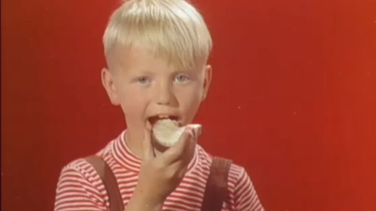 Kultanauha-margariinimainos vuodelta 1956