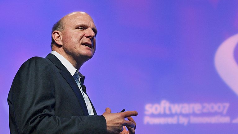 Microsoftin pääjohtaja Steve Balmer.