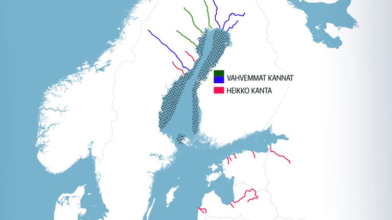 kartta lohikannoista