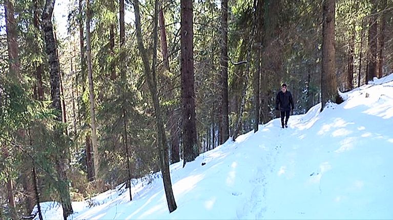 Jorma Mäntylä Punamultalukon laitamilla. 