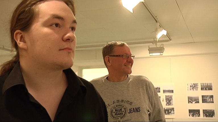 Suomen kommunistisen puolueen jäsenet Simo Suominen ja Reino Kolmonen.