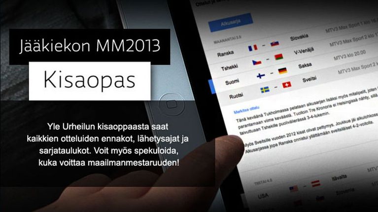 Vuoden 2013 jääkiekon MM-kisojen kisaopas