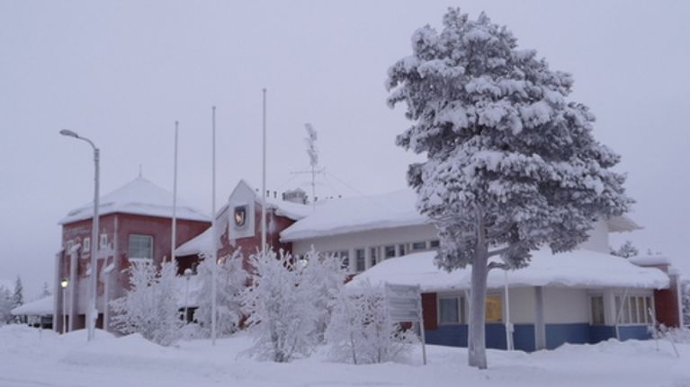 Enontekiön kunnantalo Hetassa