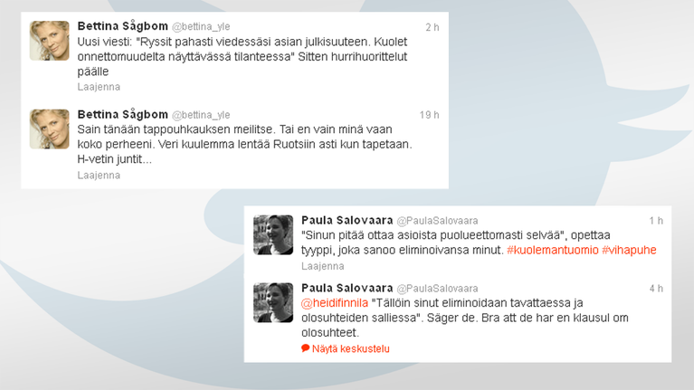 Twiittauksia.