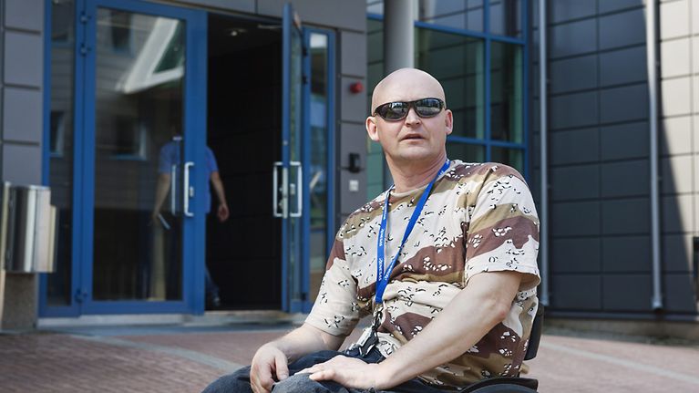 Renesas Mobile Corporationin luottamusmies Lauri Louhivirta Oulussa 27. kesäkuuta.