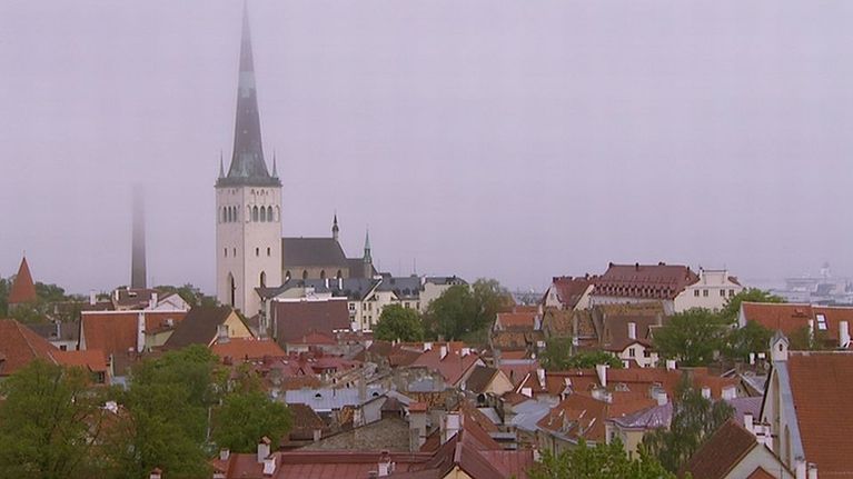 Näkymä Tallinnan Vanhaan kaupunkiin.