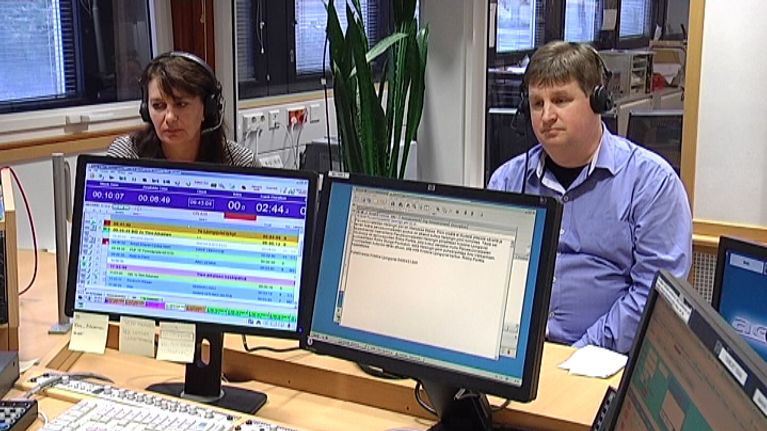 Riikka Slunga-Poutsalo ja Arto Välikangas Helsingin Perussuomalaisista.