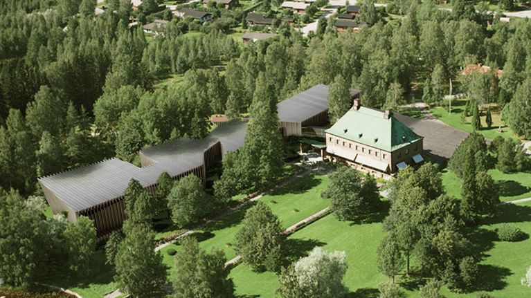 Gösta-museon laajennus-osa havainnekuva