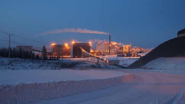 Talvivaara tehdasalue