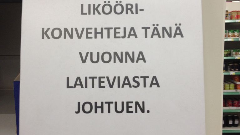 Liköörikonvehteja ei löydy tänä jouluna kaupoista.
