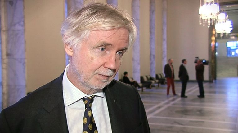 Ulkoministeri Erkki Tuomioja.