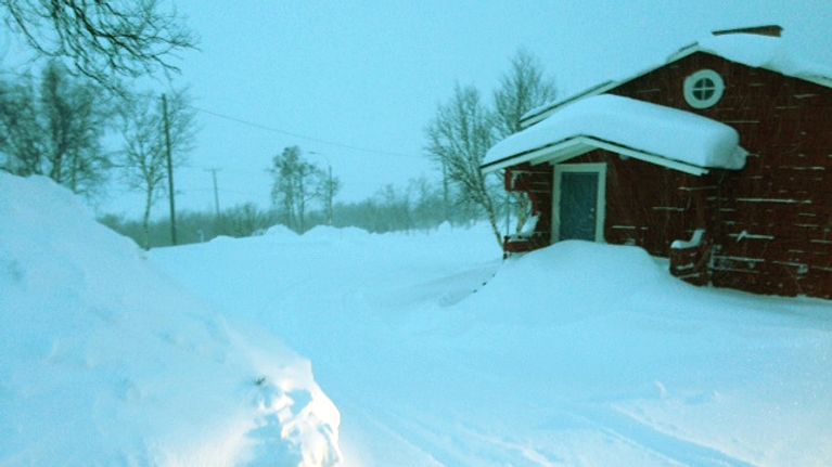 Kilpisjärven lumitilanne 26.11.2013
