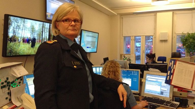 Pelastuslaitoksen viestipäällikkö Tarja Pesonen