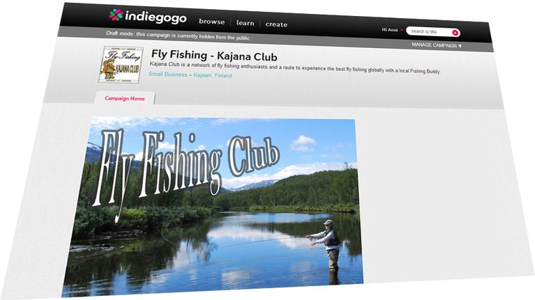 Kuvakaappaus Fly Fishing Clubista