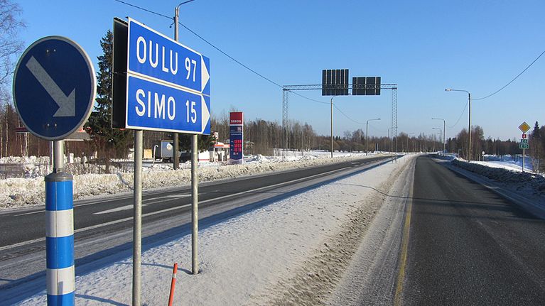 Nelostie Kemin ja Oulun välillä