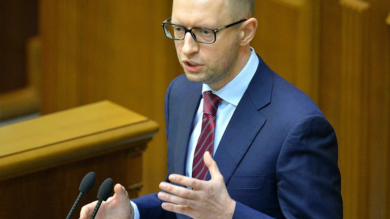 Ukrainan uusi pääministeri Arseni Jatsenjuk.