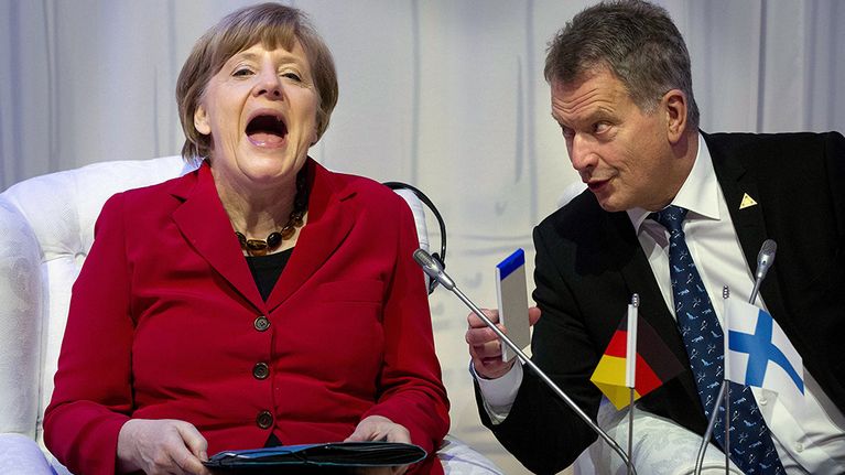 Angela Merkel, Sauli Niinistö.
