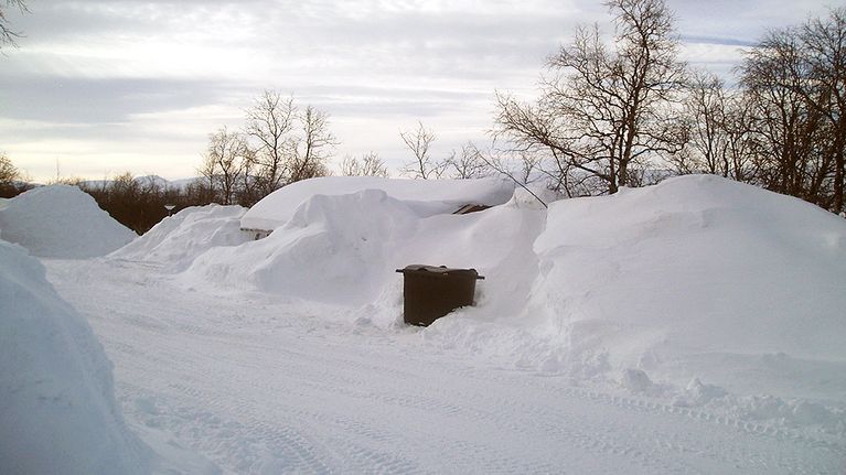 Lunta on riittävästi Kilpisjärvellä