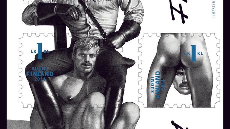 Tom of Finland -postimerkkiarkki.