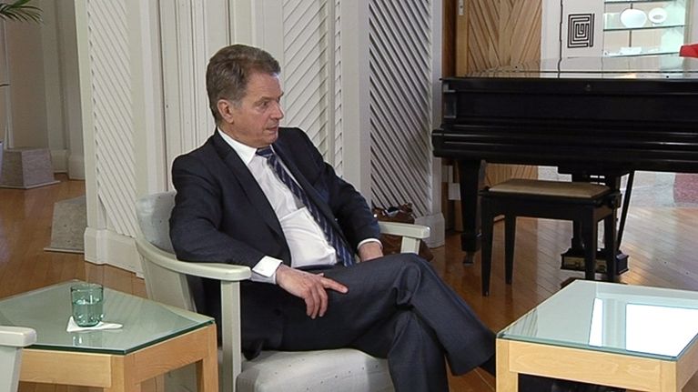 Presidentti Sauli Niinistö.