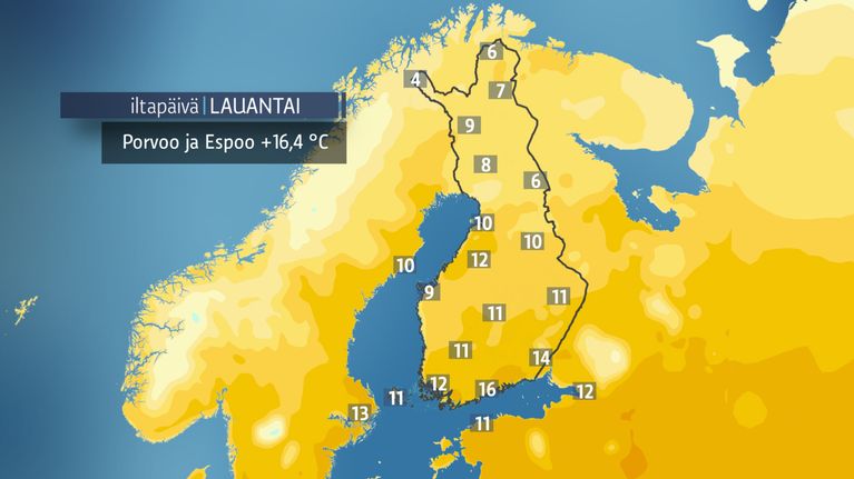 Sääkartta.