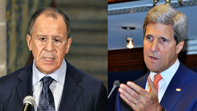 Sergei Lavrov ja John Kerry.