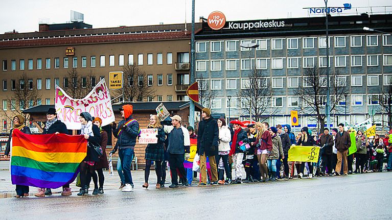 Hohto-tapahtuman kulkue vuonna 2013.