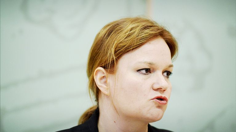 Opetus- ja viestintäministeri Krista Kiuru kuvattuna 8. toukokuuta 2014 Seinäjoella.