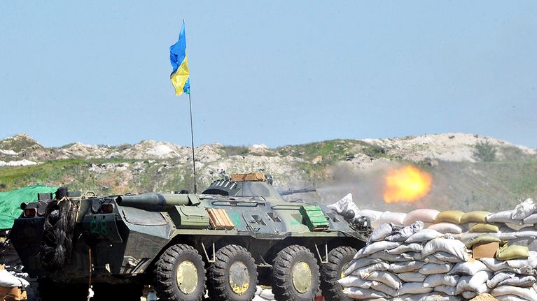 Ukrainan armeija panssaroitu ajoneuvo