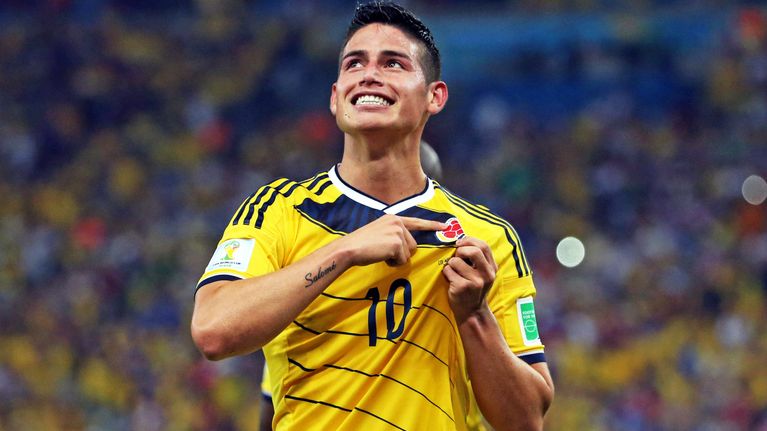 Kolumbian James Rodriguez.