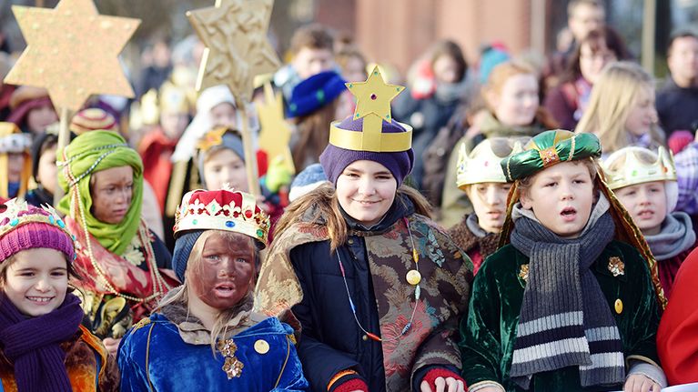 Lapsia Kölnissä joulukuussa 2014.