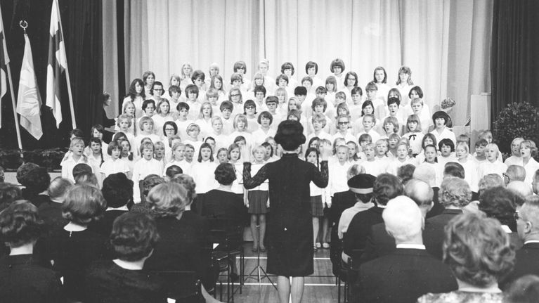 Tiirismaan uuden koulun vihkiäiset 3.11.1965