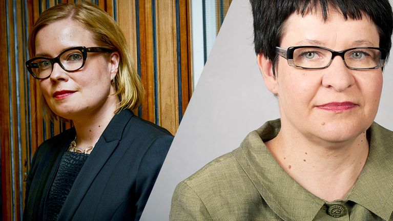 Laura Räty ja Tarja Filatov.