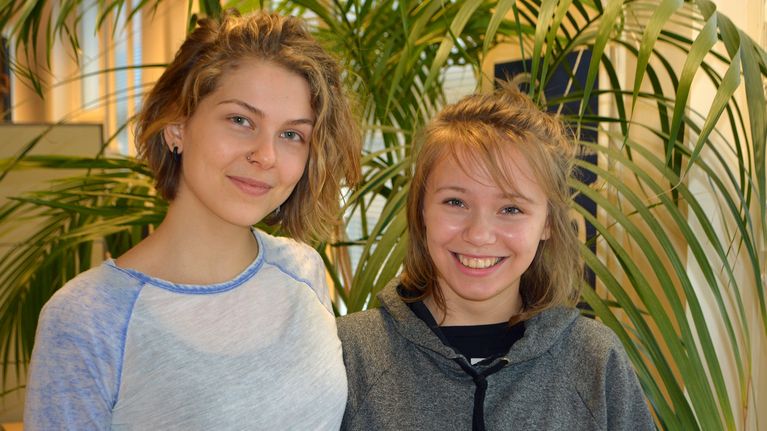 Hilma Toivonen ja Unna-Maria Hakala