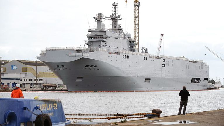 Mistral-alus kuvattuna Ranskan Saint-Nazairessa 