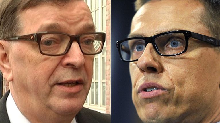 Paavo Väyrynen ja Alexander Stubb